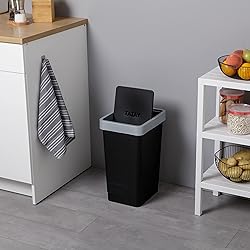 TATAY Smart 25L Rubbish Bin Kitchen with Swing Lid