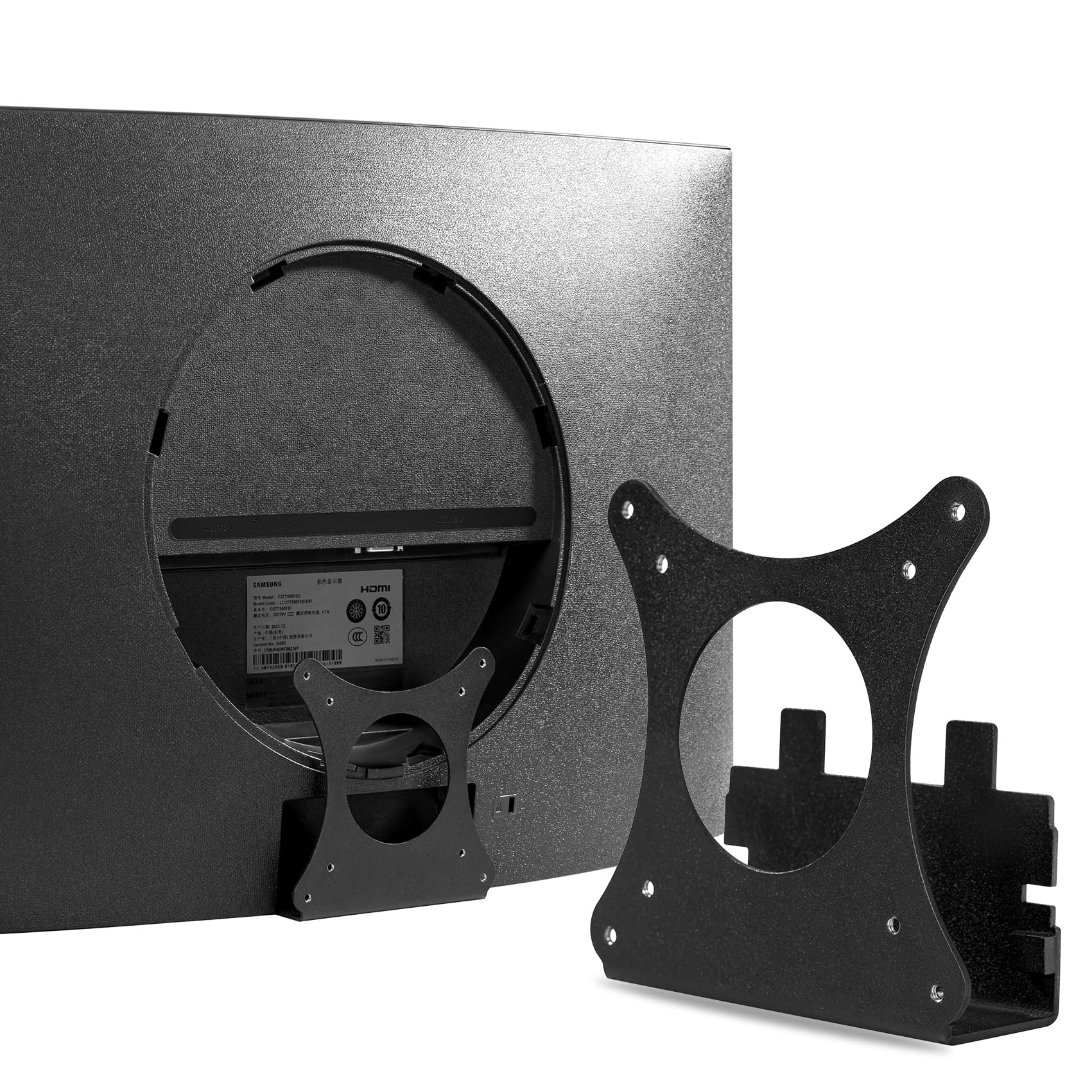 Photo 1 of Monitor Arm/Mount VESA Bracket Adapter Compatible with CF27T55 | CF32T55 | 32" S39C | 27" S39C Curved 27" and 32" Curved Display Monitor T55 and S39C Series VESA 100 * 100mm 75 * 75mm