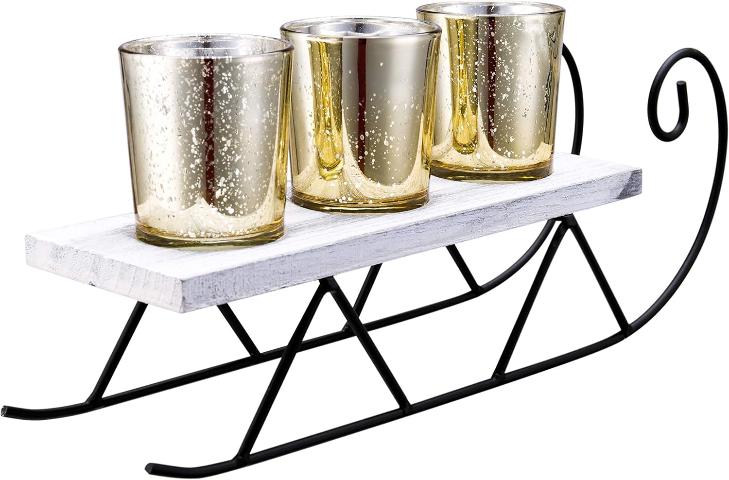 Diamond Star Votive Candle Holders Mercury Glass Tealight Candle Holder