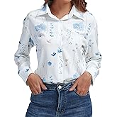 DAOAO Womens Button Down Blouse Long Sleeve Tops for Women Ladies Collared Shirt Dressy Casual Work 2025 Trendy
