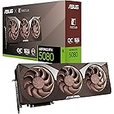 ASUS GeForce RTX™ 5080 16GB GDDR7 Noctua OC Edition (Three Noctua NF-A12x25 G2 PWM 120mm Fans, 16GB DDR7, Optimized Vapor Cha