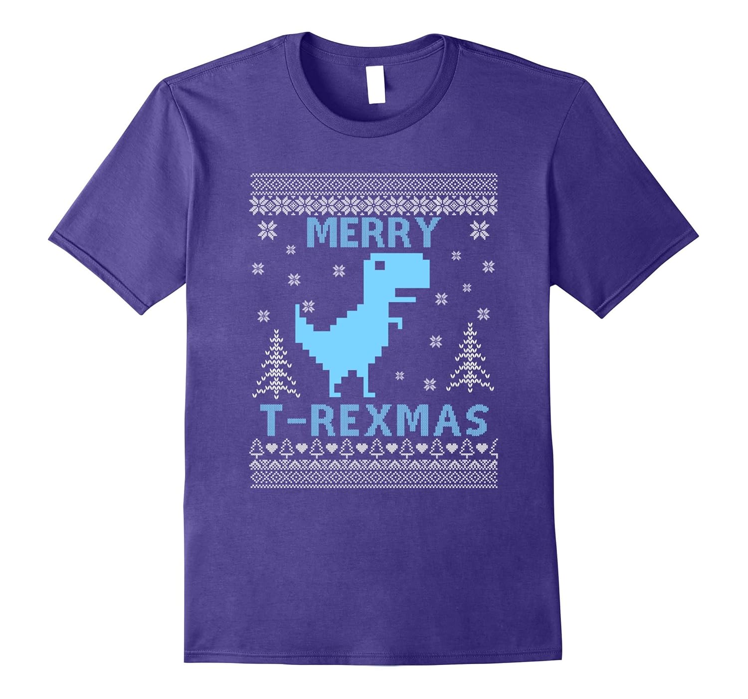 Merry T-rexmas Cute Dinosaur Christmas Shirt-ANZ