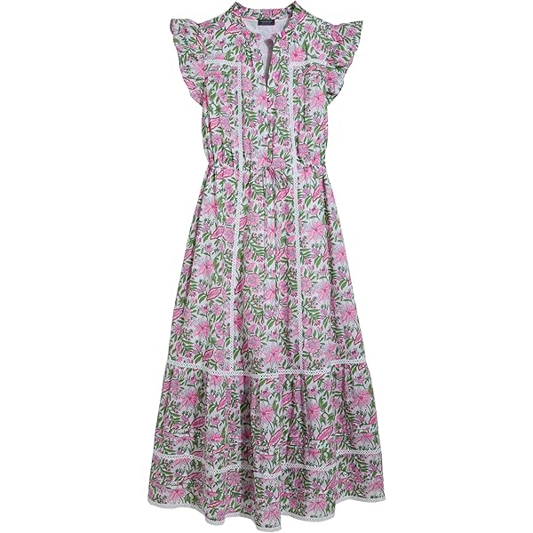 Amazon.com: vineyard vines Nora Pintuck Dress, Block Print Toucan