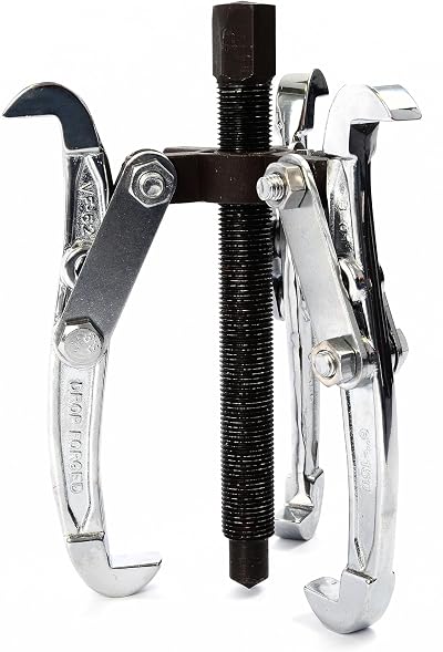 Hilka Pro Craft 6-Inch 2/3 Leg Gear Puller Forged Steel Bearing Remover Silver