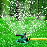 HTLY SPR Garden Sprinkler Automatic 360 Degree 3 Arm Watering System view 1