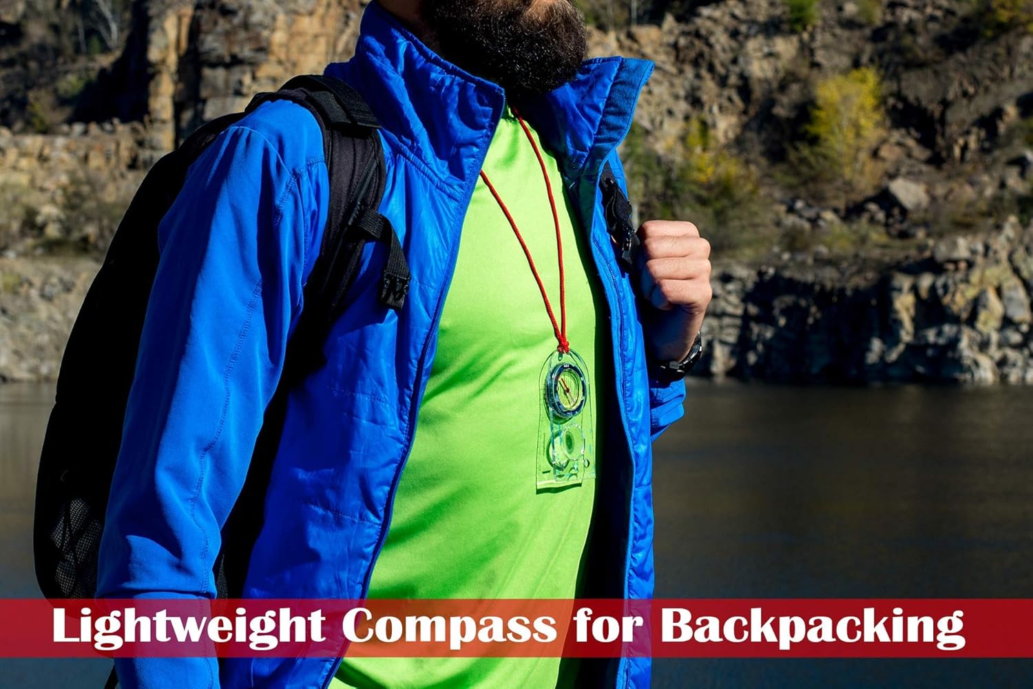 Orienteering Compass - Hiking Backpacking Compass - Advanced Scout Compass Camping and Navigation - Boy Scout Compass Kids - Professional Field Compass for Map Reading - Best Survival Gifts (Blue) : Sports & Outdoors