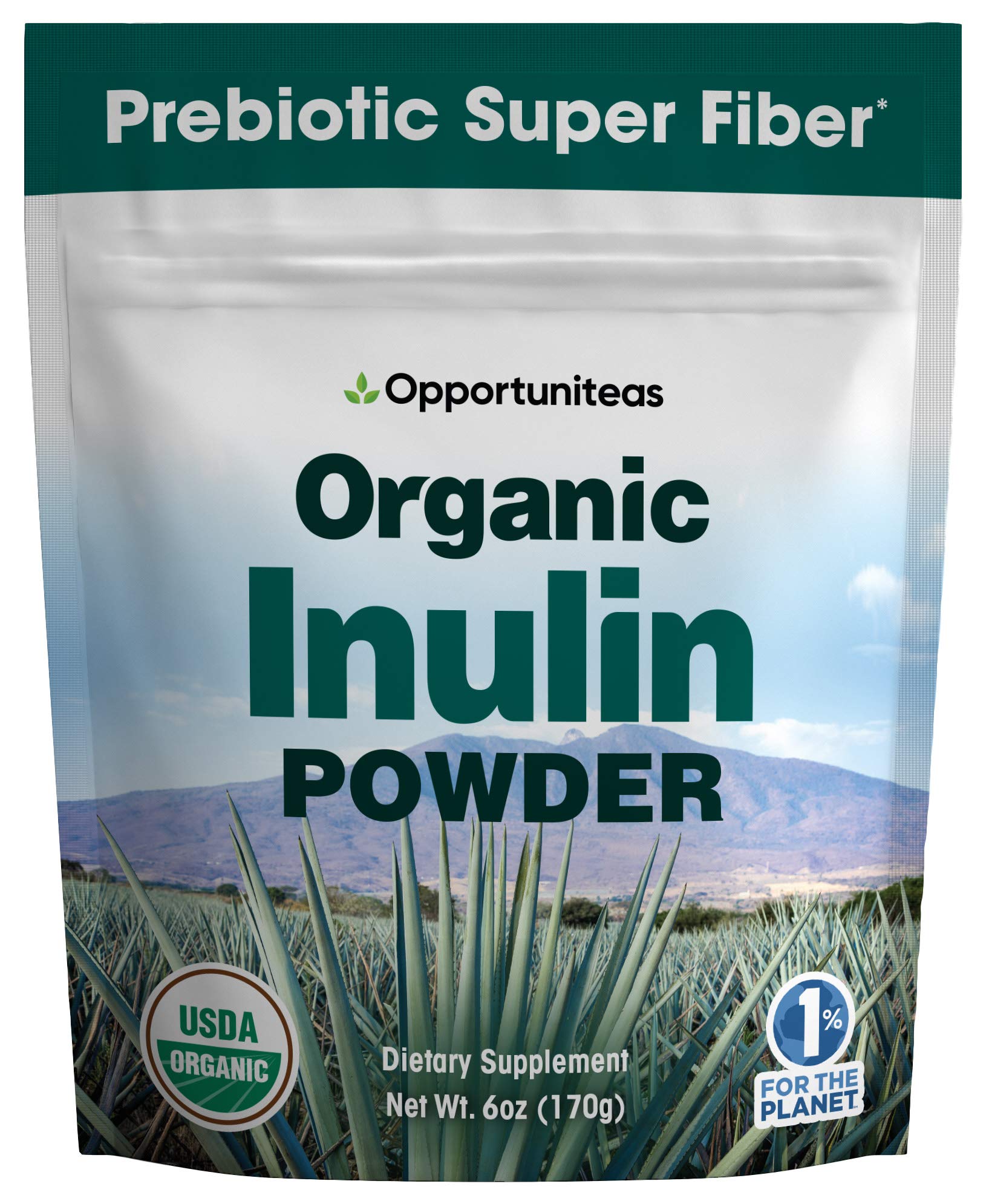 Organic Inulin Powder Prebiotic Fiber Made from Blue Agave Support