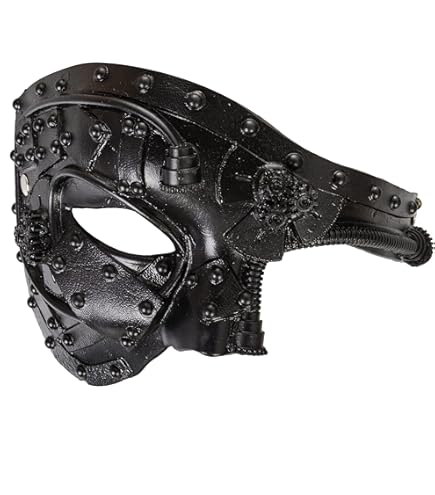 Amazon.com: Ubauta Steampunk Masquerade Mask for Men Costume