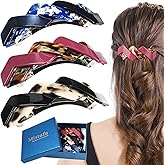 Mistofu 3 Pcs Hair Barrettes for Women Hair Clips Womens Hair Accessories Large French Hair Pin Retro Hair Clasp Accessories for thick hair-1t (mahua25)