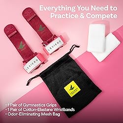 LEVIERO Gymnastics Grips Set, Grips for Gymnastics