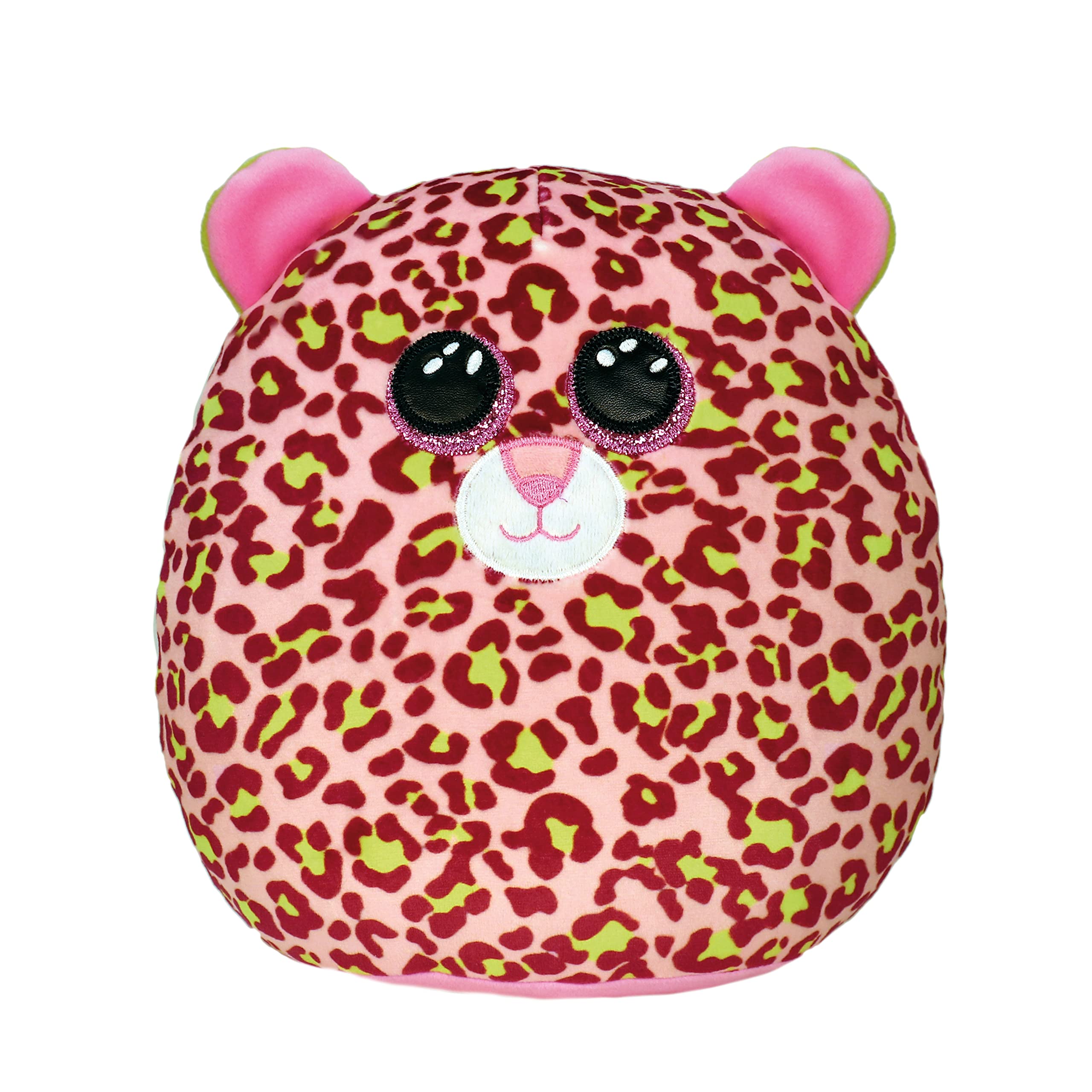 TY 2007567 Lainey Squishaboo 10" Leopard kuscheliges Kissen, Multicolor, 20 cm
