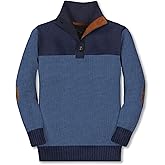 Gioberti Kids and Boys 100% Cotton Button Down Collar Knitted Pullover Sweater