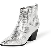 The Drop Women's Sia Pointed-Toe Western Ankle Boot