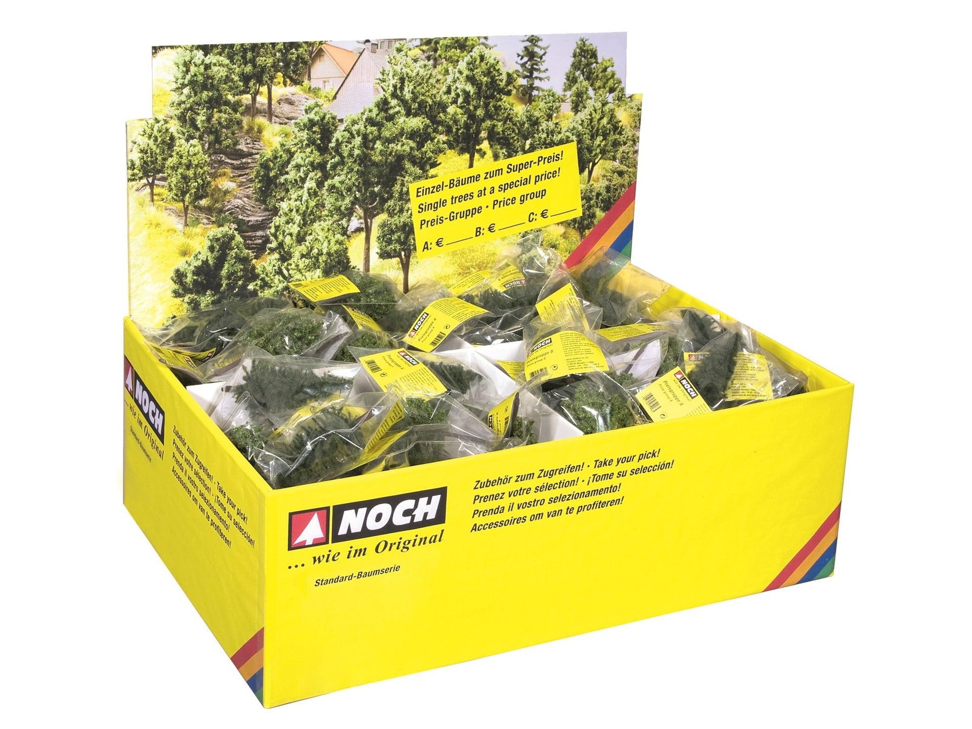 Noch Deciduous- and Conifer Trees with Tree Bases, 100 pieces