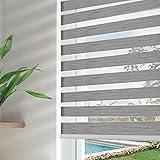Joydeco Cordless Zebra Blinds for Windows, Dual