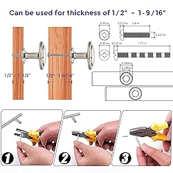 Ravinte 35 Pack 1-1/4 Inch Kitchen Cabinet Knobs