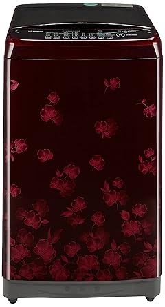 LG 7.5 kg Fully-Automatic Top Loading Washing Machine (T8577TEELX, Florid Red)