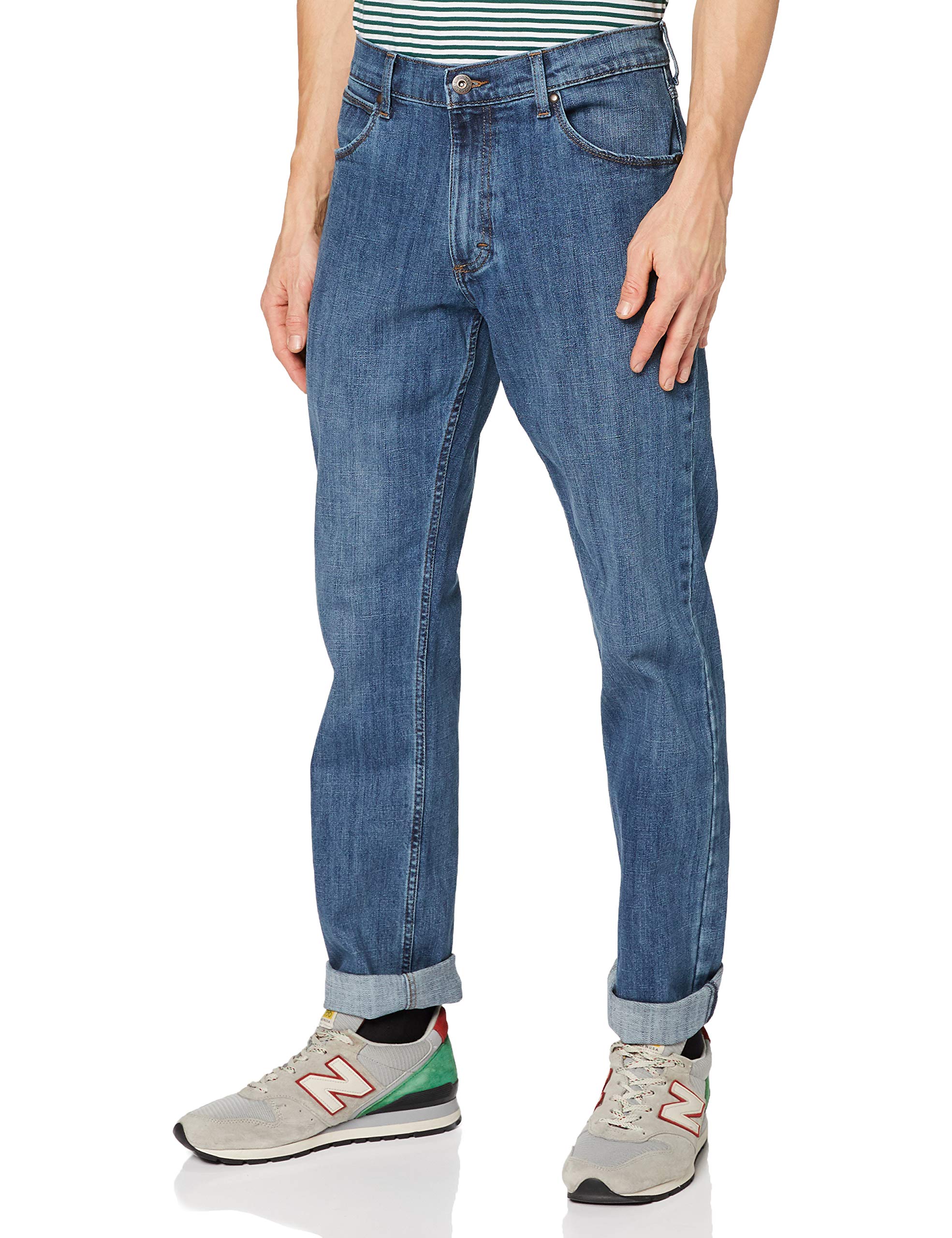 Men's Authentic Regular Jeans, Blue 