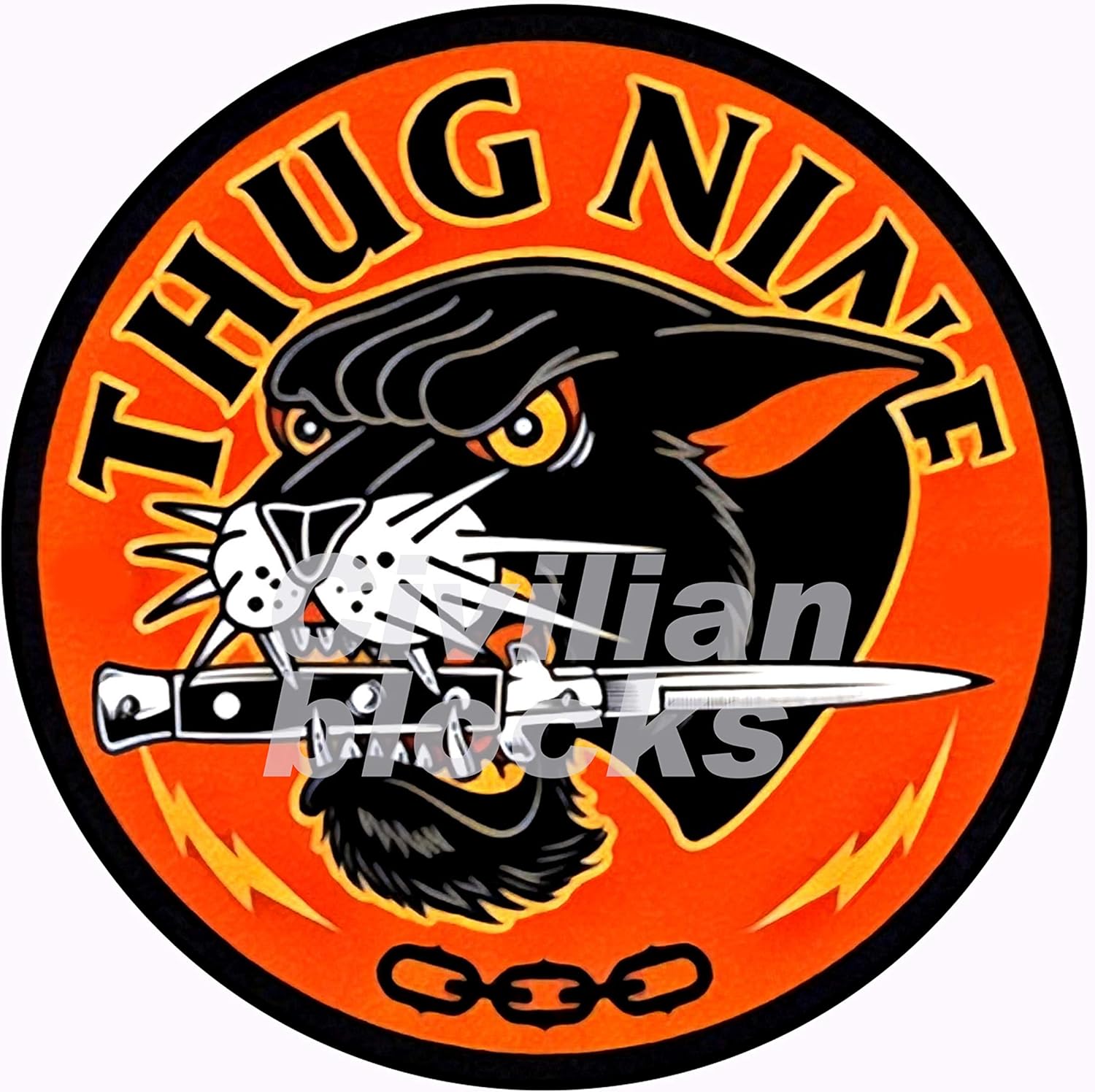 LAXS Alfombras Panther para Interior, Felpudo gótico, alfombras