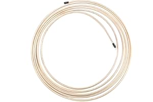 The Stop Shop 8 Foot Roll/Coil of 3/16 Inch (.028" Wall) Copper Nickel Brake Line Tubing