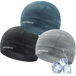 ROCKBROS Helmet Liner Skull Cap for Cycling Motorcycle Men Women Cooling | Lightweight Quick-drying Under Motorcycle Cycling