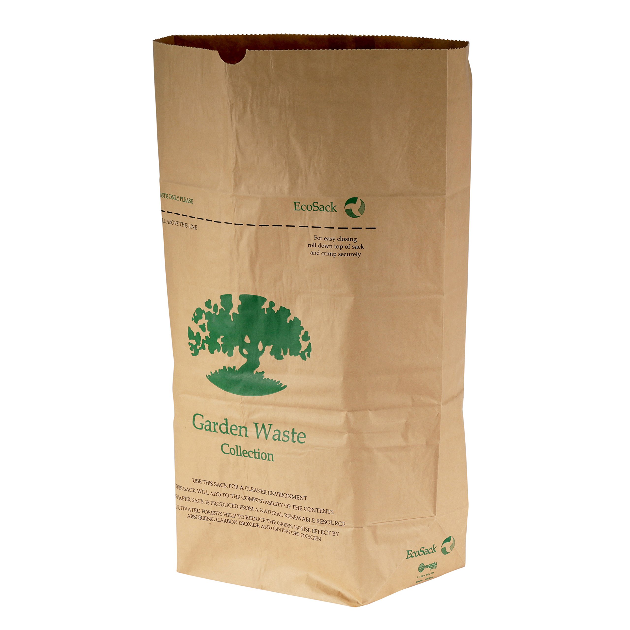 Buy 75 Litre x 10 Paper Garden Waste Sacks Compostable