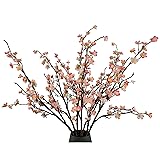 ARTIFIPLANT Plum Blossom Flowers,6 Pcs Artificial