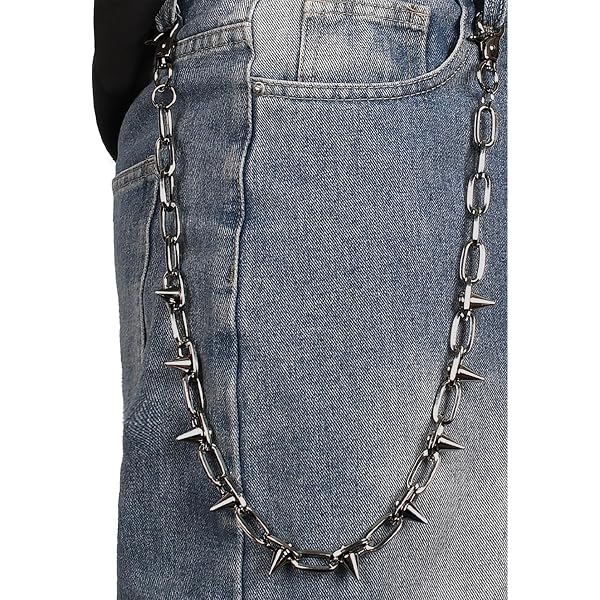 Amazon.com: Rivet Wallet Chain with Skull Jean Chain : Clothing