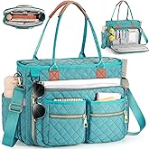 Teacher Tote Bag for Women Large Laptop Bags for Work Nursing Professional Computer Messenger Bag for Office Travel Business