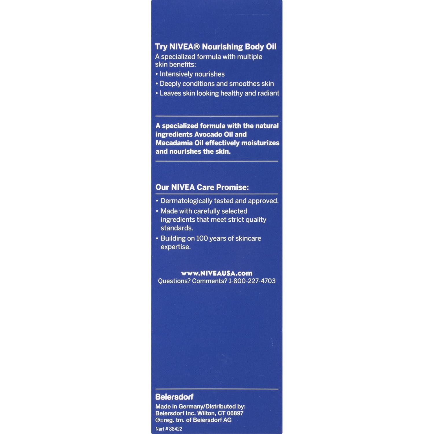 NIVEA Nourishing Body Oil 6.8 fl oz : Beauty