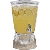 CreativeWare Bark Beverage Dispenser, 2.5 Gallon, Clear, (Pack of 1)