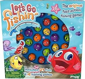 Let's Go Fishin' Game by Pressman - The Original Fast-Action Fishing Game!