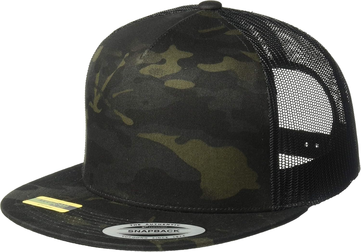 yupoong classic trucker hat camo