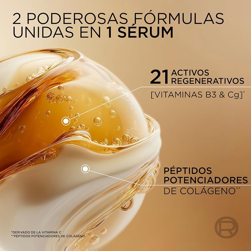 L'Oréal Paris Age Perfect Sérum Rejuvenescedor Le Duo, Para Todos os Tipos de Pele, 30 ml