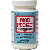 Mod Podge Waterbase Sealer, Glue and Finish for Paper (8-Ounce), CS11236 Matte Finish