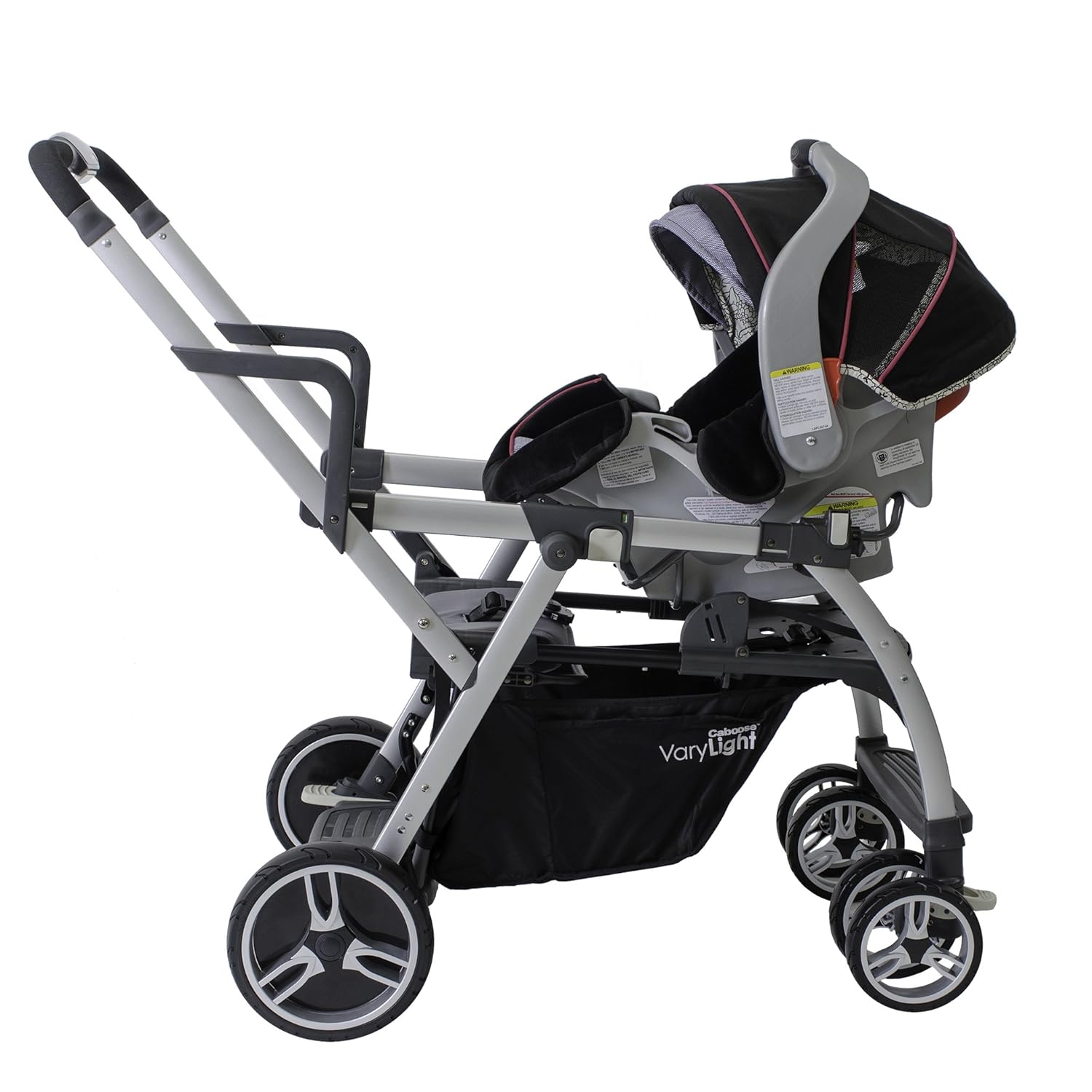 joovy caboose varylight tandem adjustable frame stroller