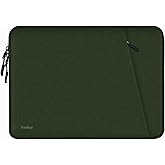 Laptop Sleeve 14 inch, Shockproof Protective Computer Cover with Accessories Pocket, Portable Laptop Case Compatible for 14 inch MacBook Air/Pro, Dell, HP, Acer, Asus, Lenovo, Army Green