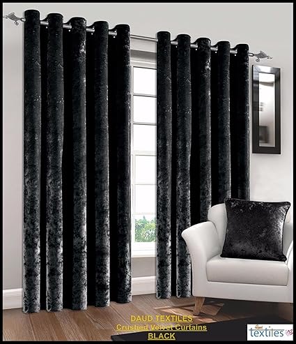 Laura Secret Luxury Crushed Velvet Black Mink Silver Champagne