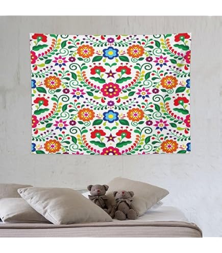 Amazon.com: Bzhilja Mexican Tapestry, Traditional Mexican Bluebird