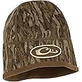 Drake Waterfowl MST Windstopper Beanie - Hunting Warm Cold Weather Windproof Unisex Camouflage Beanie Hat, One Size Fits Most, Bottomland