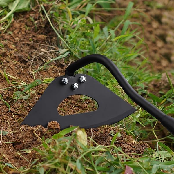 HOE GARDEN TOOL, HOLLOW HOE WITH 55 INCH...
