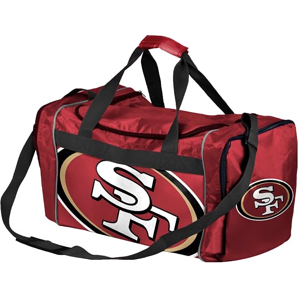 FOCO Golden State Warriors Core Duffel Bag - Sporttasche Wasserabweisend, Ca. 53x28x28 Cm