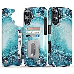 Goodon for iPhone 16 Plus Case Wallet - Flip Folio