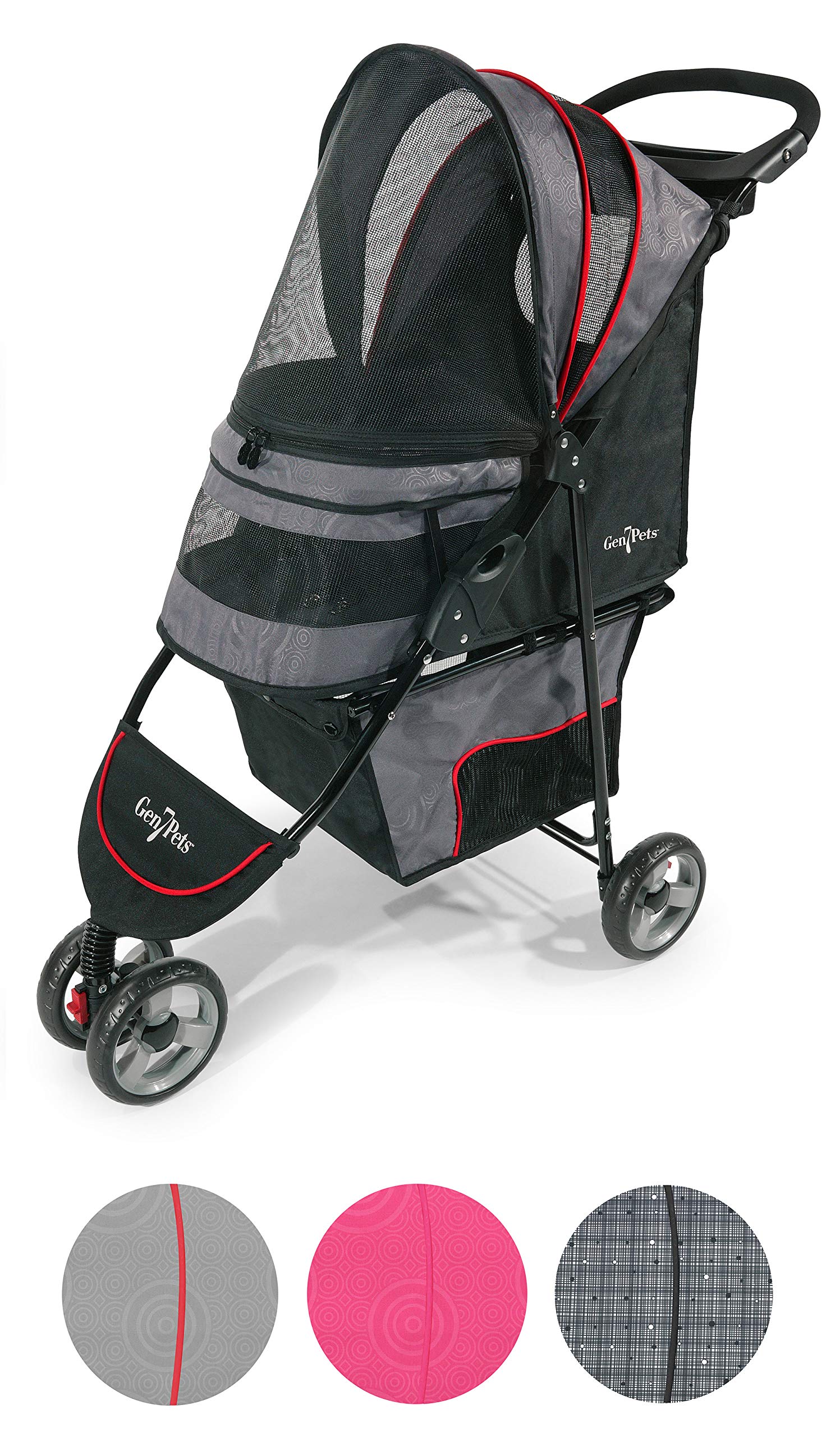 Gen7 Regal Plus Pet Stroller for Dogs and Cats Lightweight, Compact