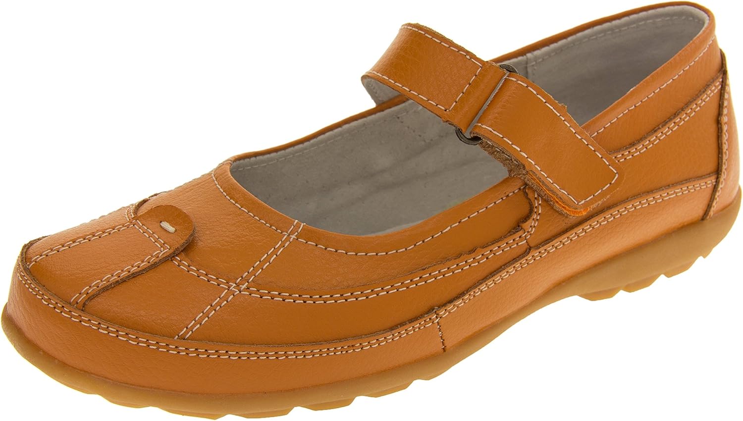 orange mary jane shoes