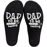 Udobuy Funny Father Grandpa Daddy Father's Day Bad Pun Humor socks,Dad to Be, Loading. Please Wait - Funny socks for New Fathers
