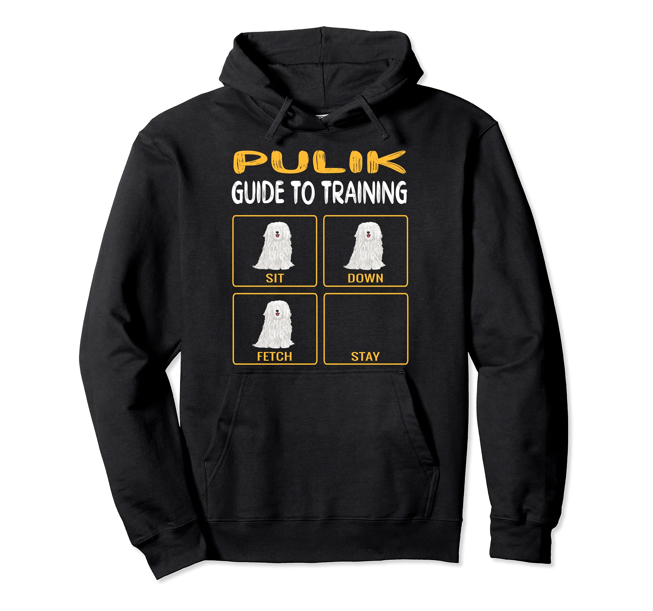 Funny Pulik Guide To Training Dog Obedience Pullover Hoodie