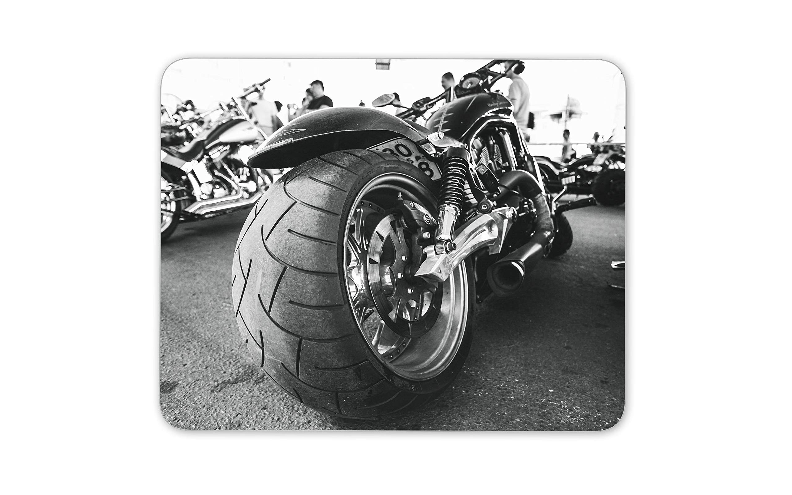 Destination Vinyl Ltd American Motorcycle Mouse Mat Pad - Bike Motorbike Wide USA Computer #12429