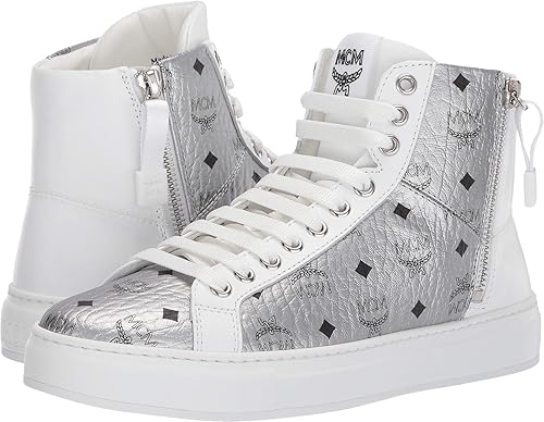 women's mcm high top sneakers