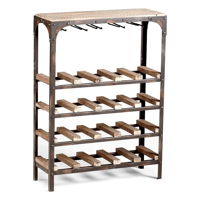 Buy Kathy Kuo Home Gallatin Industrial Metal Rustic Wood Narrow Console